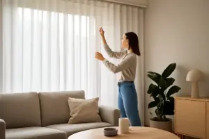 Tende a onda per salotto moderno: perché arredano e facilitano la manutenzione quotidiana