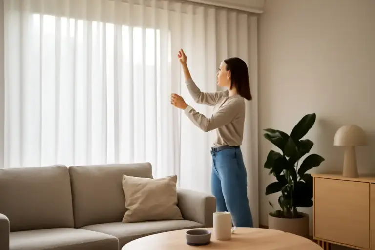 Tende a onda per salotto moderno: perché arredano e facilitano la manutenzione quotidiana