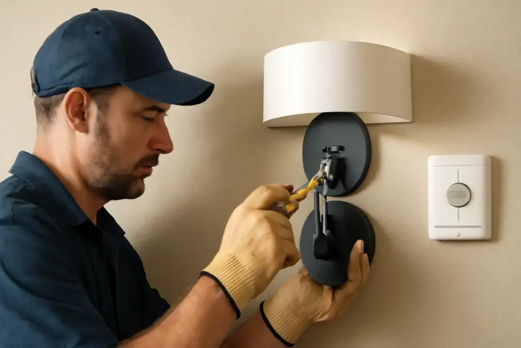 Installazione corretta di applique a parete: un dettaglio fondamentale per la sicurezza domestica