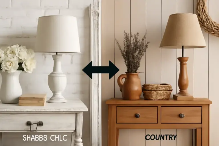 Come scegliere tra shabby chic e country? Gli elementi che fanno la differenza e aiutano a non confondere i due stili