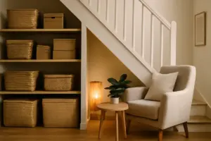 Sottoscala inutilizzato: ispirazioni per trasformarlo in storage o angolo relax