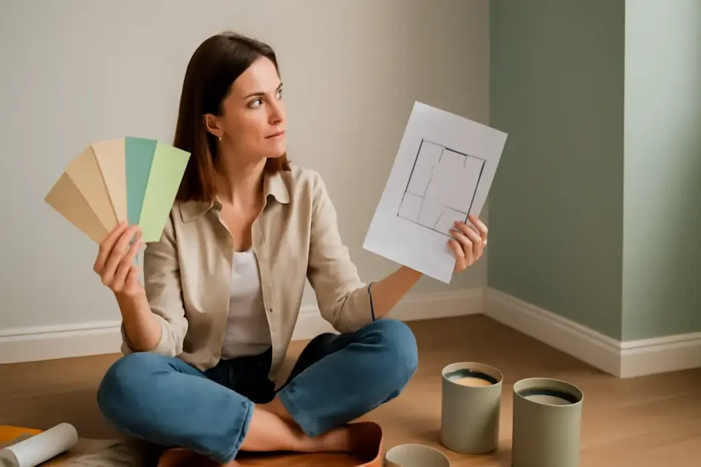 Come scegliere il colore giusto per le pareti? trucchi cromatici che ampliano lo spazio