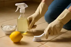 Pulizia delle fughe delle piastrelle: il metodo naturale che restituisce brillantezza senza prodotti chimici