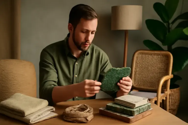 Materiali green per l’arredo: perché sempre più designer scelgono fibre riciclate e naturali